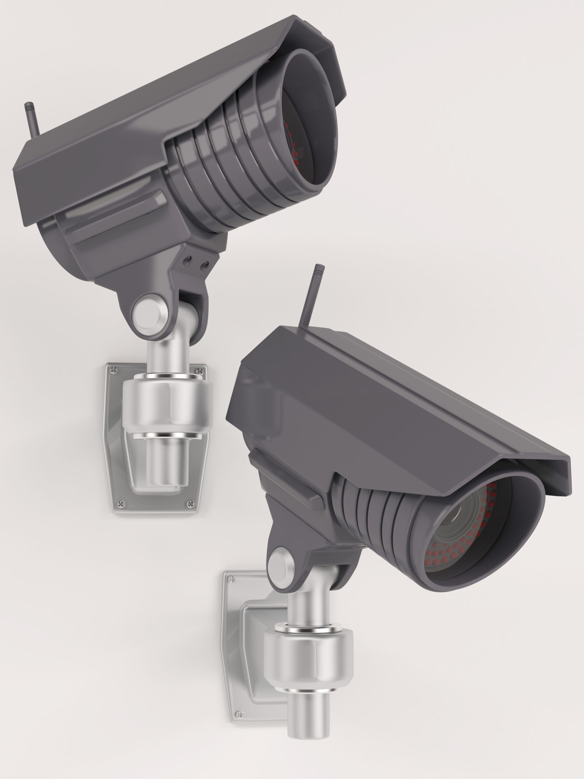 3D Render of CCTV Security Camera